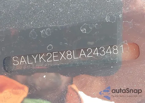 2020 Land Rover Range Rover Velar P250 R-Dynamic S из США, поврежденный, VIN SALYK2EX8LA243481